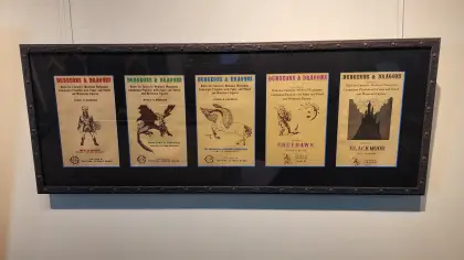 Dungeons & Dragons White Box Set (Framed)